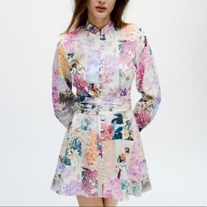 Zara Floral Print Dress